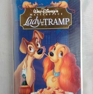 Disney's Lady and the Tramp VHS 1998 Masterpiece Collection Clamshell Case